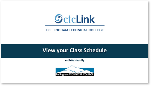View your Class Schedule pdf