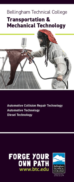 Cover of BTC's Transportation & Mechanical Technology brochure